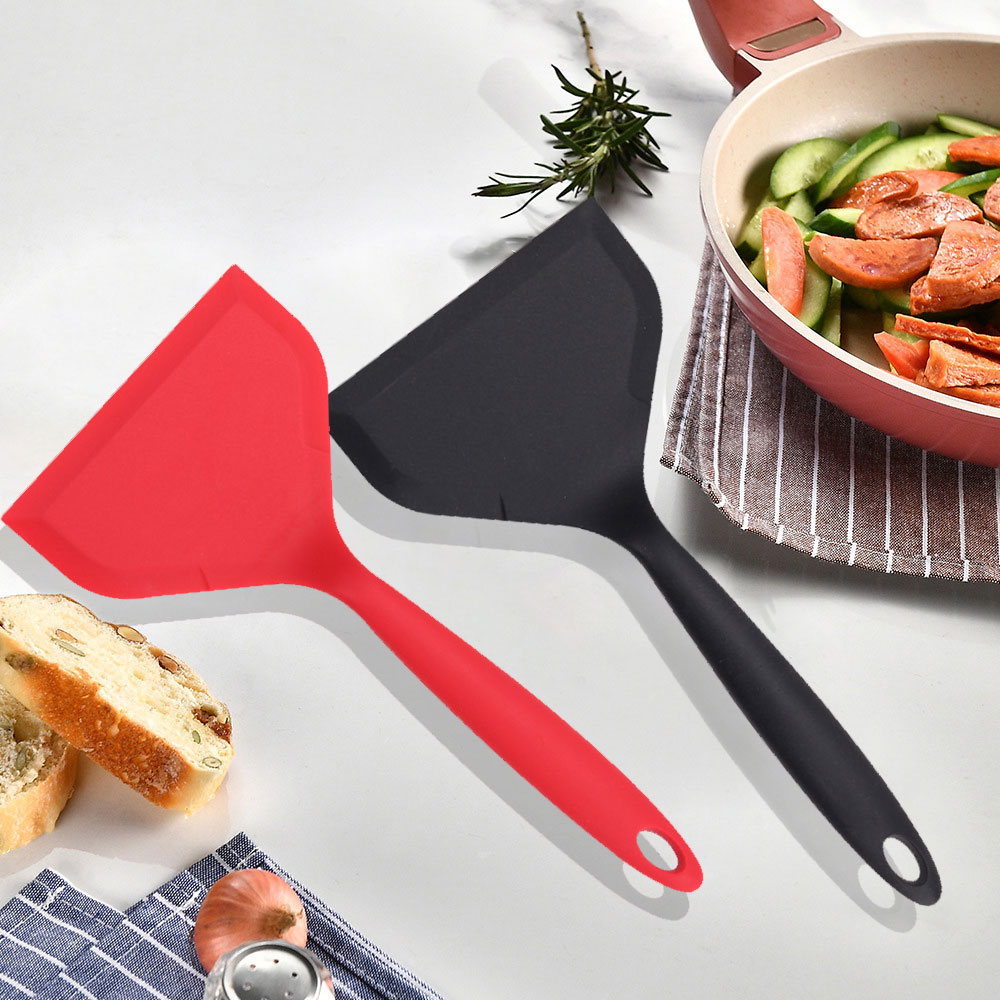 Okonomiyaki Spatula - Красный BK антипригарный силиконовый токарный станок,