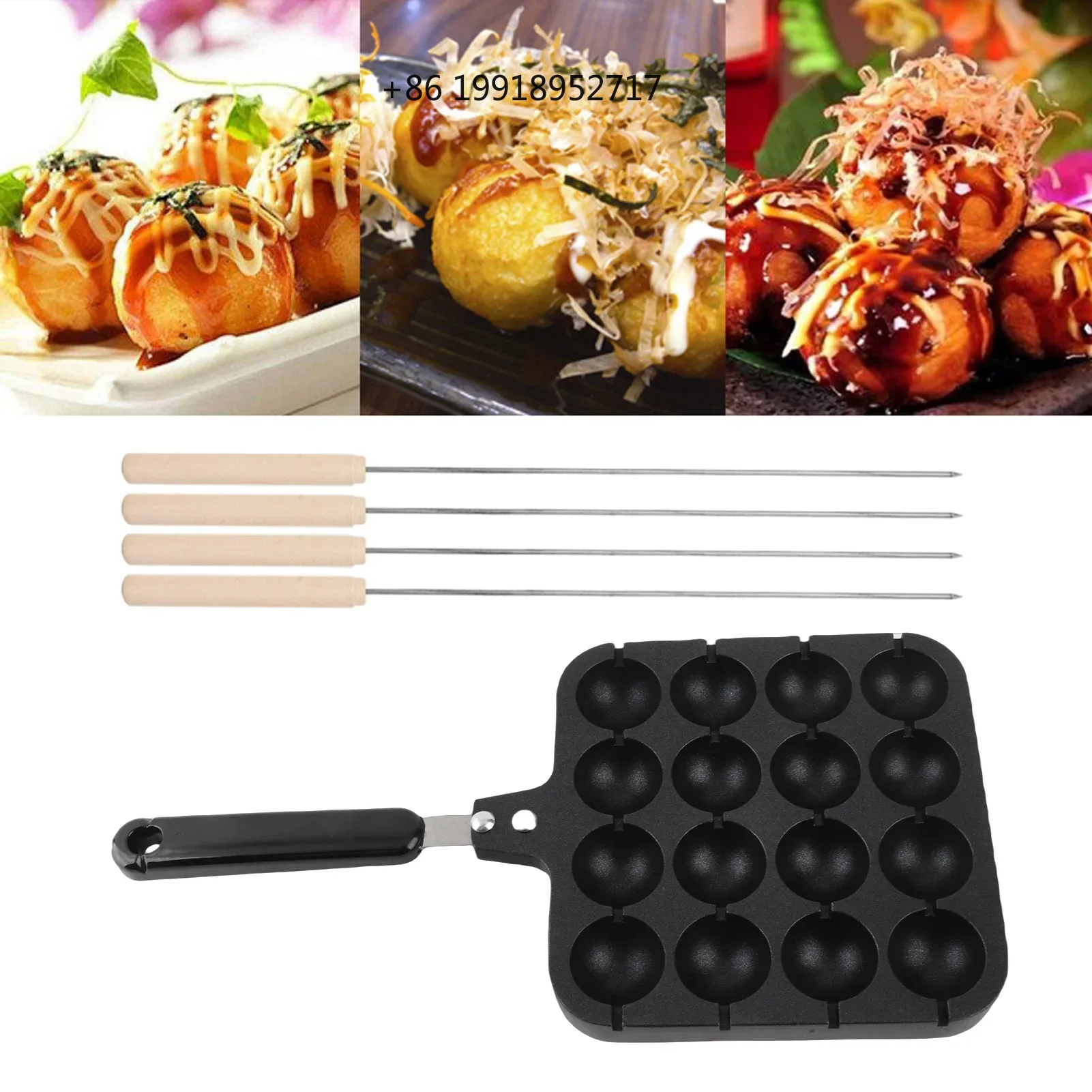 Антипригарная сковорода-форма  – обзор и цена Takoyaki Grill Plate